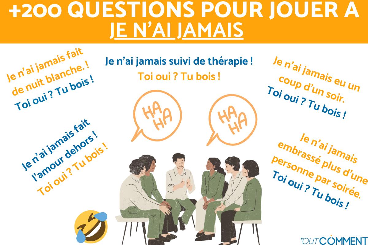Je n'ai jamais - les meilleures questions SOFT et HOT !