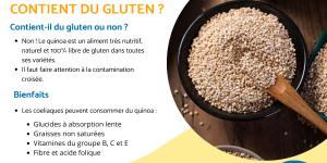 Est-ce que le quinoa contient du gluten ?