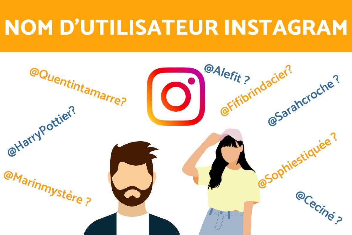 Nom d'utilisateur Instagram