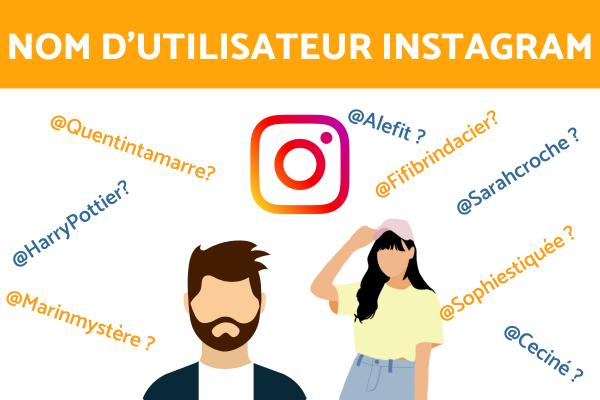Nom d'utilisateur Instagram