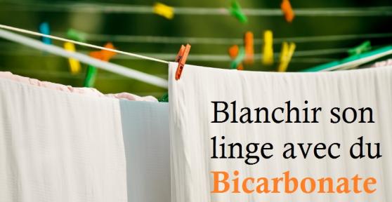 Comment blanchir le linge avec du bicarbonate de soude
