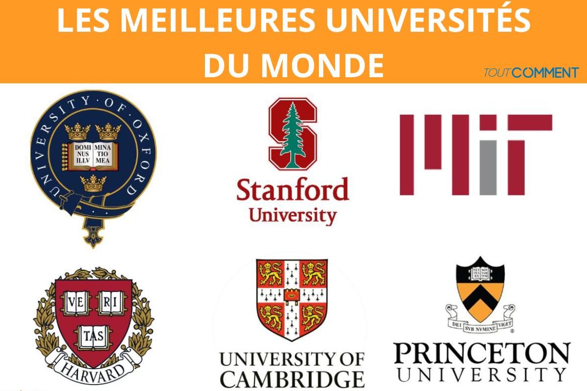 Les 10 meilleures universités du monde