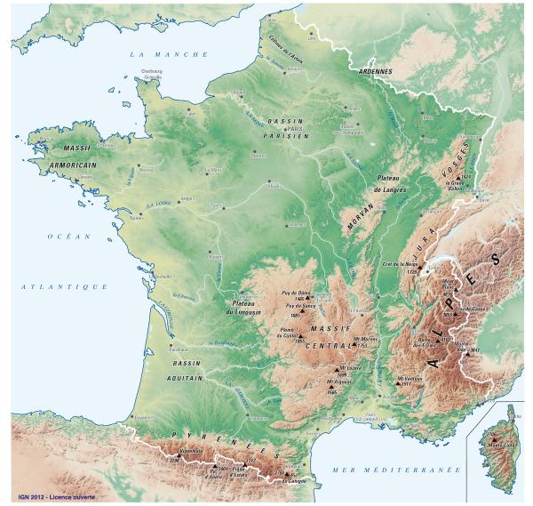 Quels sont les pays limitrophes de la France