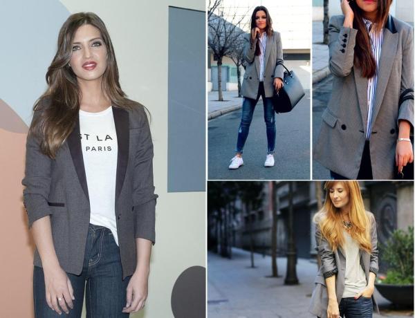 Comment porter un blazer gris - Blazer gris et un jean, idéal pour un look décontracté