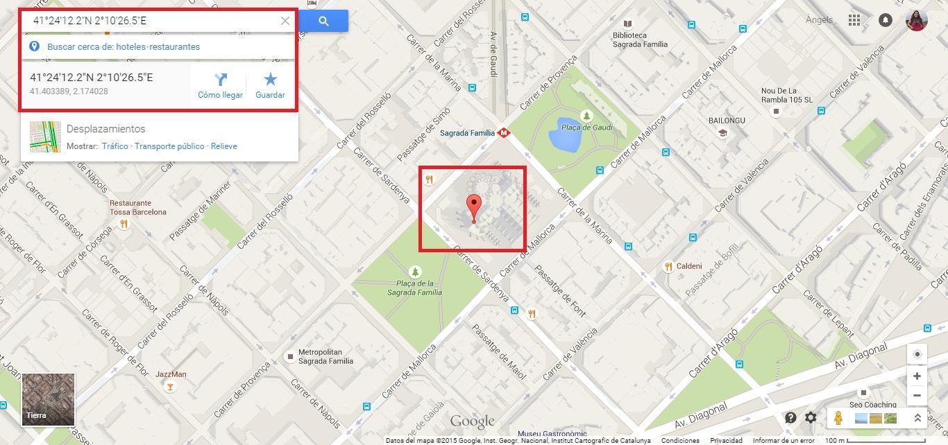 Comment entrer des coordonnées GPS dans Google Maps
