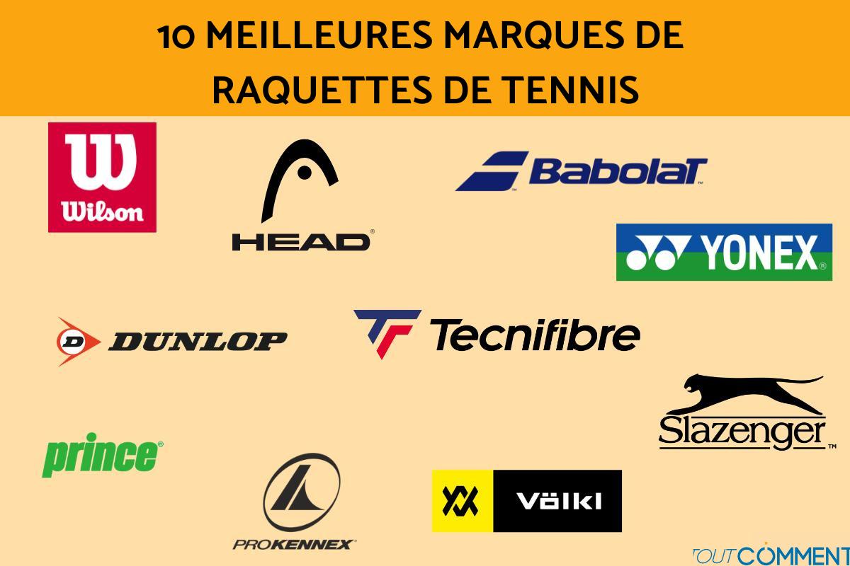Meilleures marques de raquettes de tennis et leurs caractéristiques