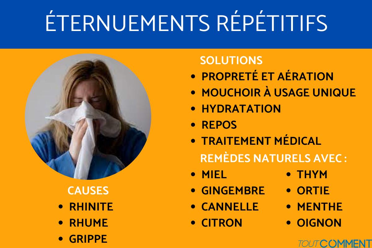 Comment arrêter d'éternuer
