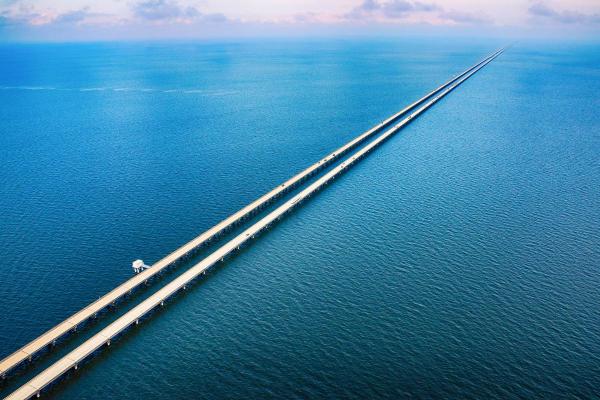 Quel est le pont le plus long du monde - Chaussée du lac Pontchartrain - États-Unis