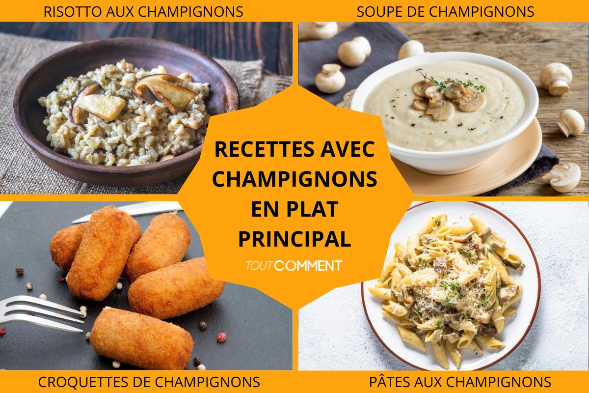 Recettes avec champignons en plat principal