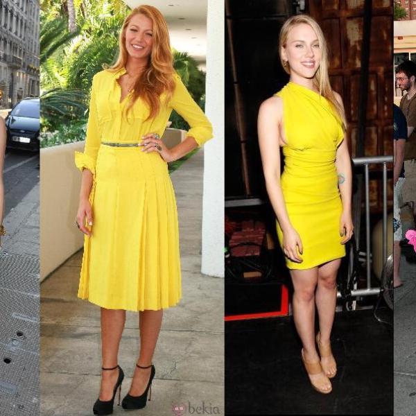 Robe jaune chaussures shop