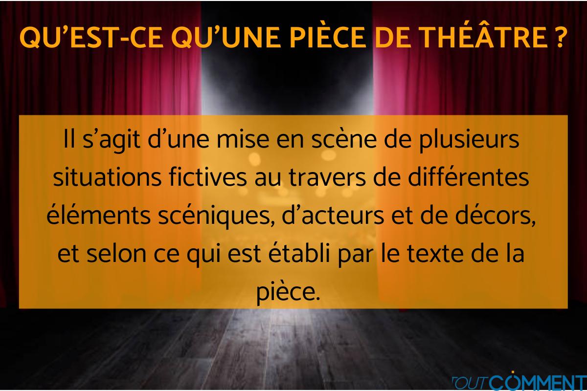 Qu'est-ce qu'une pièce de théâtre ?
