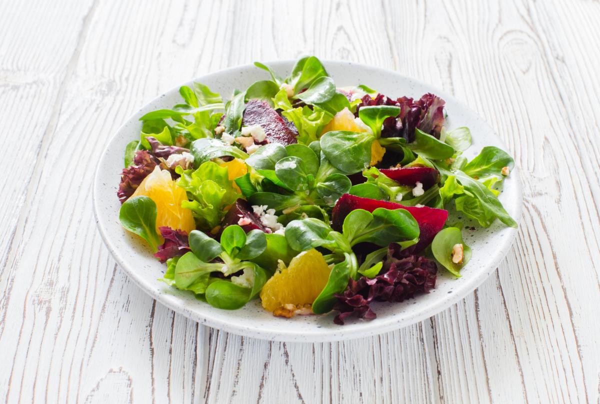 Recette de salade composée à l'orange