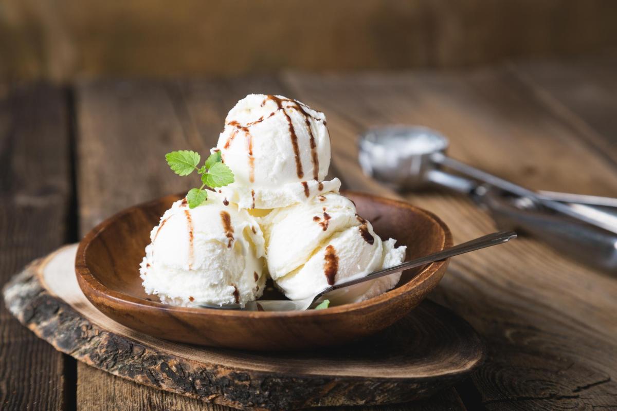 Recette de glace sans lactose