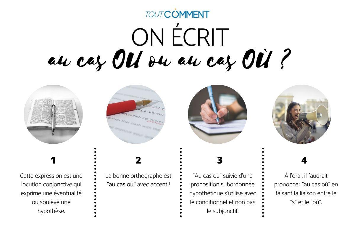 Au cas ou ou au cas où ? Ne faites plus la faute