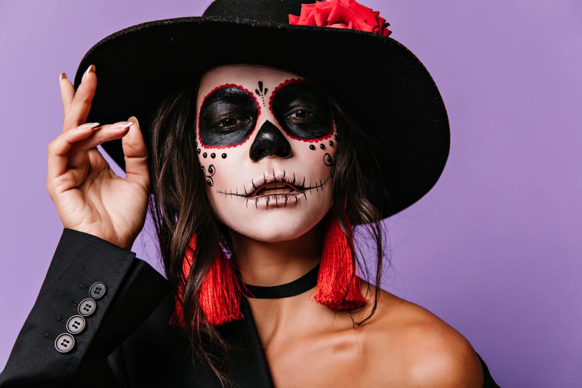 Maquillage de Catrina facile
