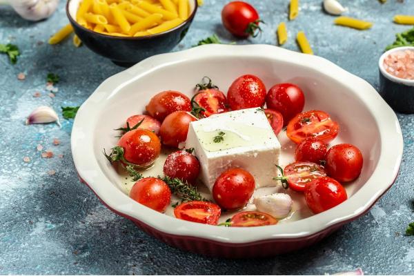Pâtes à la feta et aux tomates cerises - Étape 2