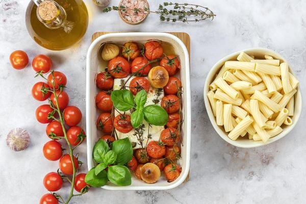 Pâtes à la feta et aux tomates cerises - Étape 6