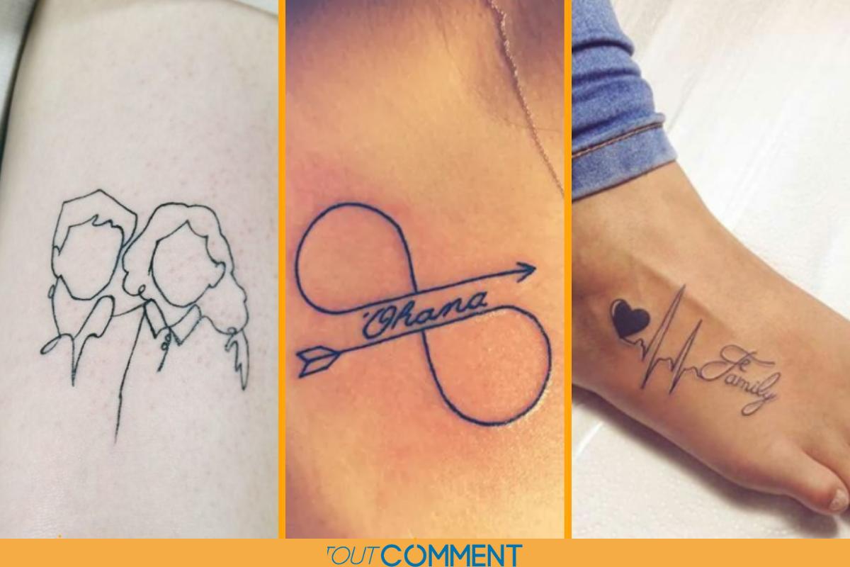 Tatouages représentant la famille