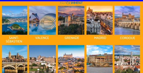 Les plus belles villes d'Espagne