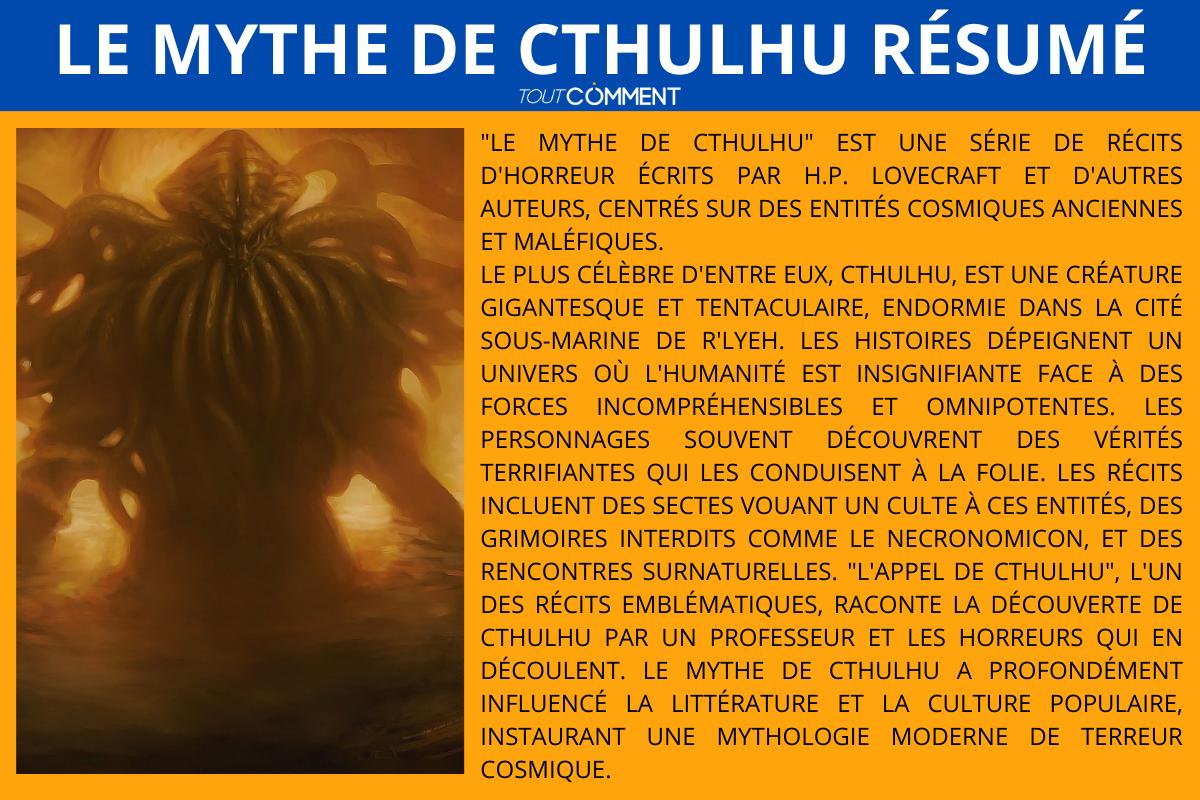 Le mythe de Cthulhu résumé