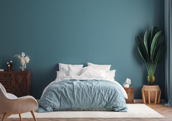 Couleurs apaisantes pour peindre sa chambre à coucher