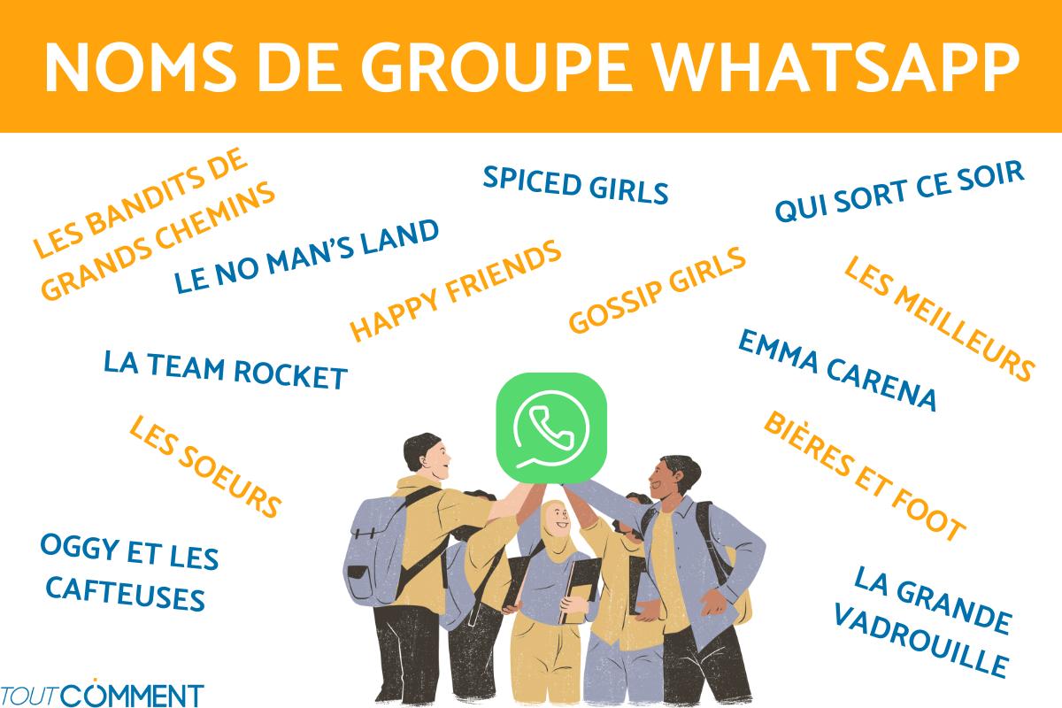 Noms de groupe Whatsapp